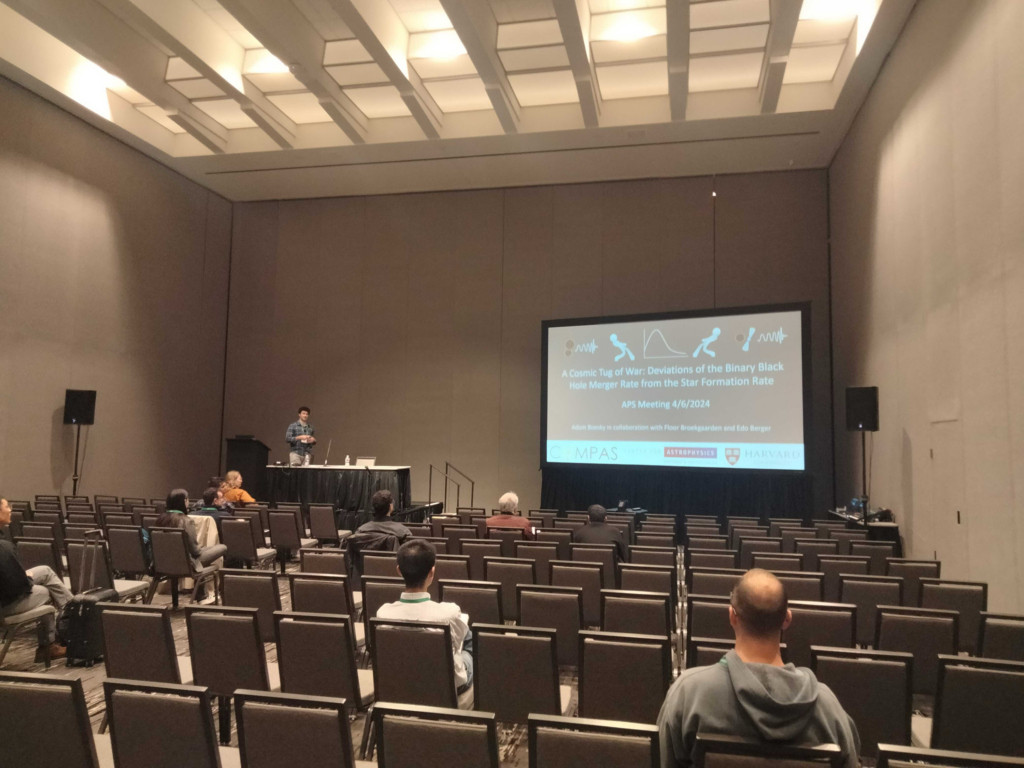Adam boesky presenting at APS